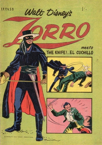 Walt Disney's Film Preview [FP Series] (WG Publications, 1953 series) #F.P.T.V.59 — Walt Disney's Zorro (1965)