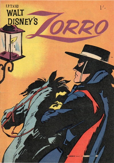 Walt Disney's Film Preview [FP Series] (WG Publications, 1953 series) #F.P.T.V.63 — Walt Disney's Zorro (June 1966)