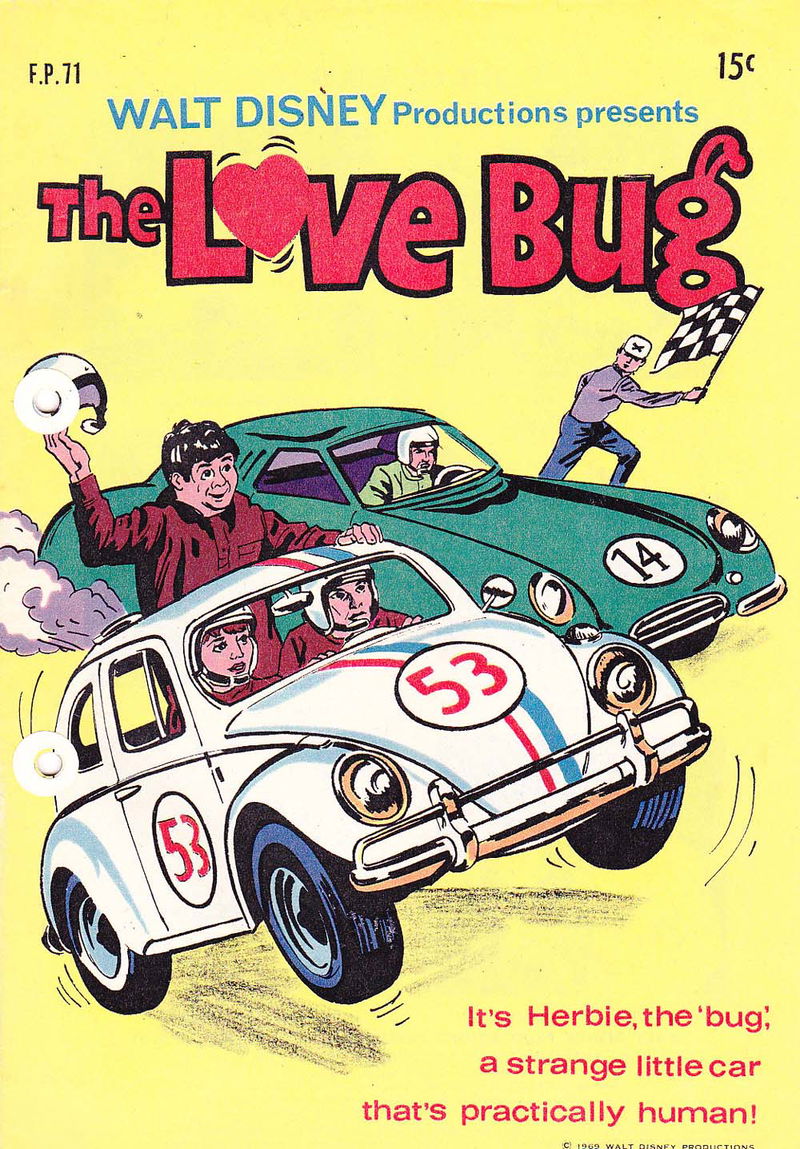 Walt Disney's Film Preview [FP Series] (WG Publications, 1953 series) #F.P.71 — Walt Disney Productions Pesents the Love Bug ([February 1969])