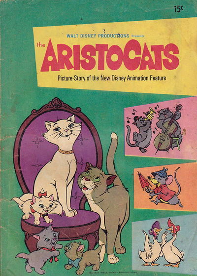 Walt Disney's Film Preview [FP Series] (WG Publications, 1953 series) #F.P.74 — Walt Disney Productions Presents The Aristocats (February 1971)