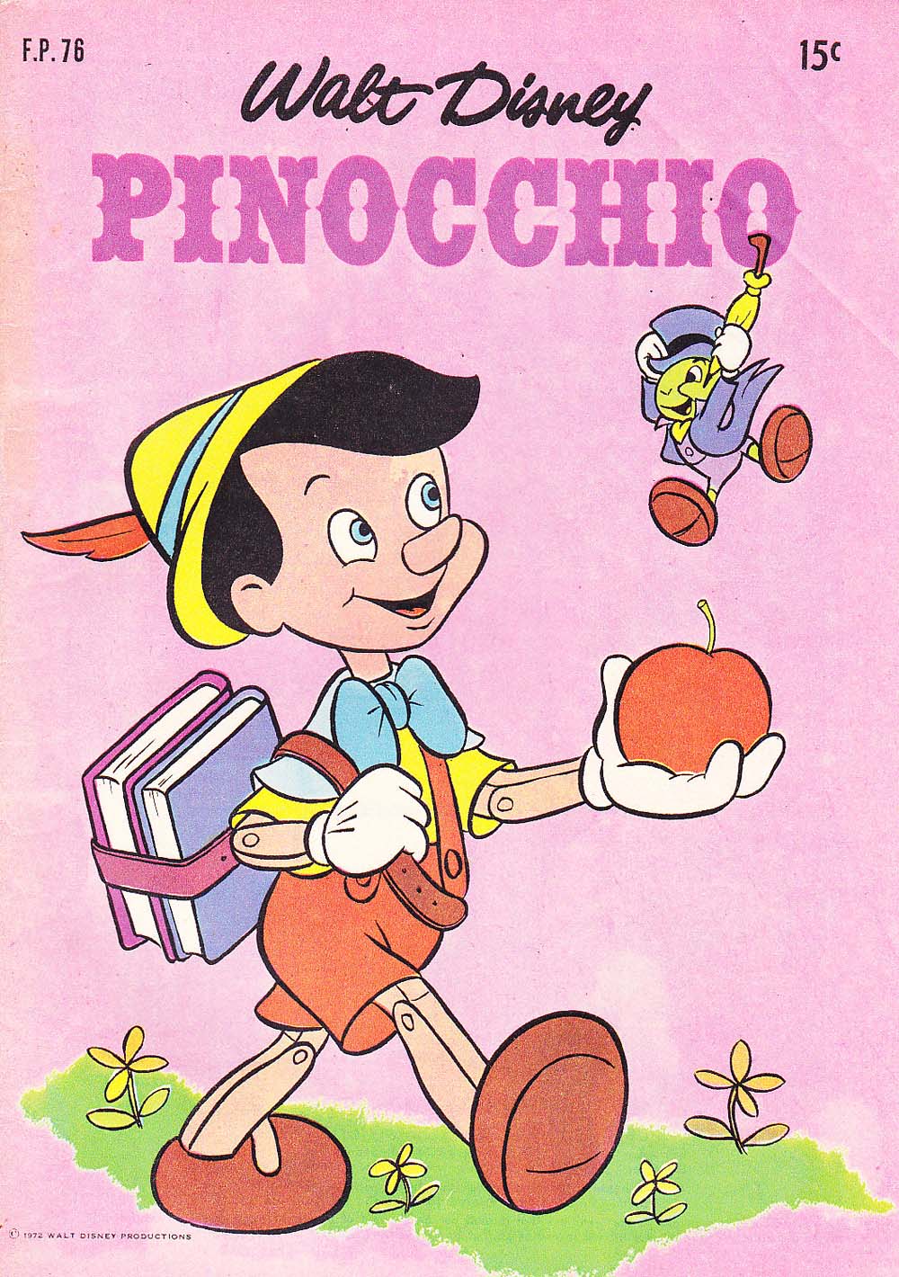 Walt Disney's Film Preview [FP Series] (WG Publications, 1953 series) #F.P.76 — Walt Disney Pinocchio (February 1972)