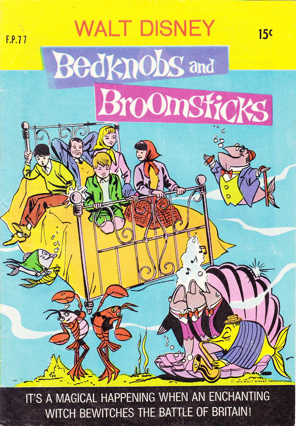 Walt Disney's Film Preview [FP Series] (WG Publications, 1953 series) #F.P.77 — Walt Disney Bedknobs and Broomsticks (August 1972)