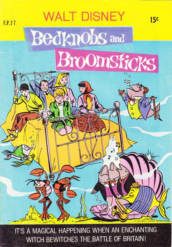 Walt Disney's Film Preview [FP Series] (WG Publications, 1953 series) #F.P.77 (August 1972) —Walt Disney Bedknobs and Broomsticks