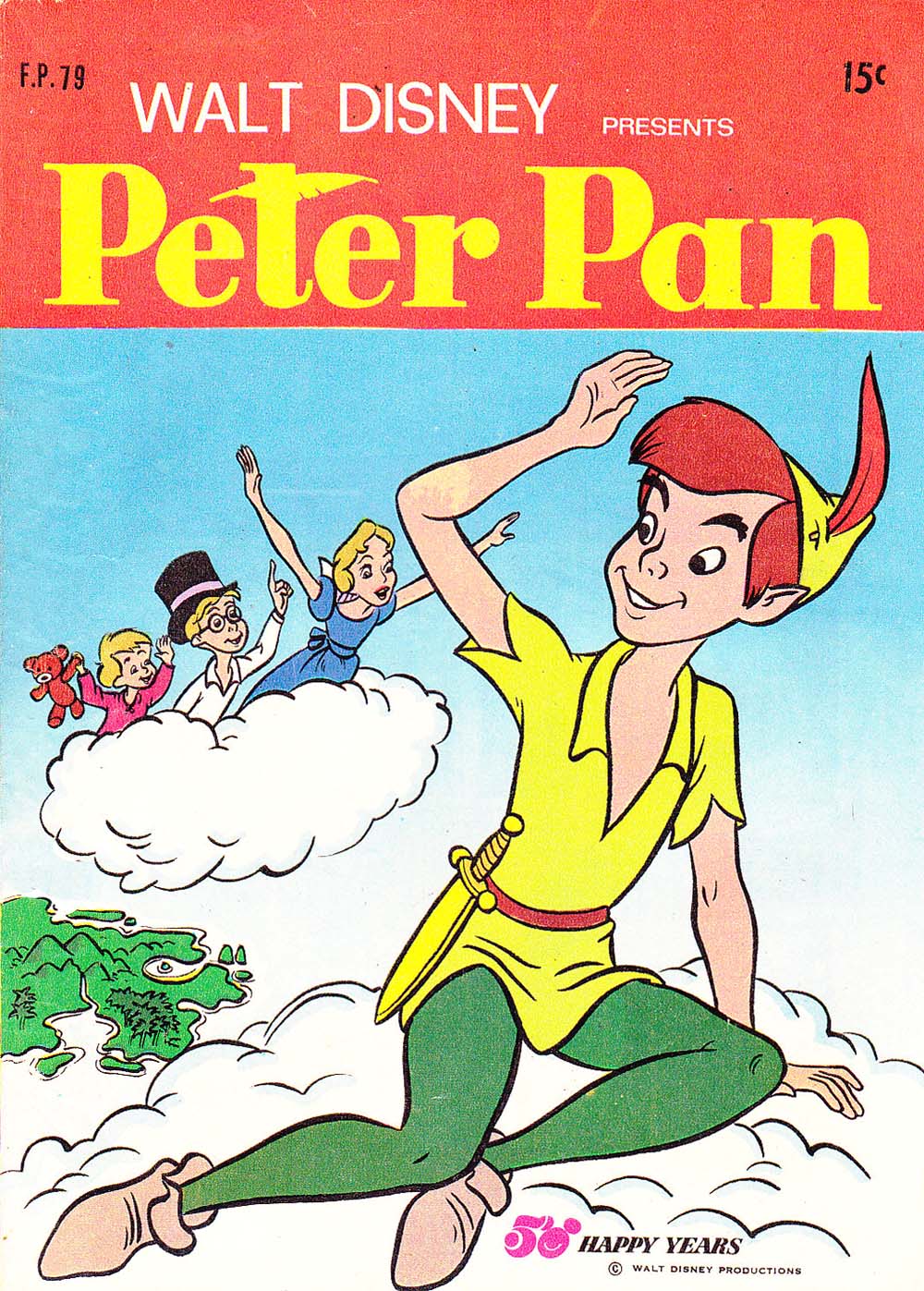 Walt Disney's Film Preview [FP Series] (WG Publications, 1953 series) #F.P.79 — Walt Disney Presnts Peter Pan (August 1973)