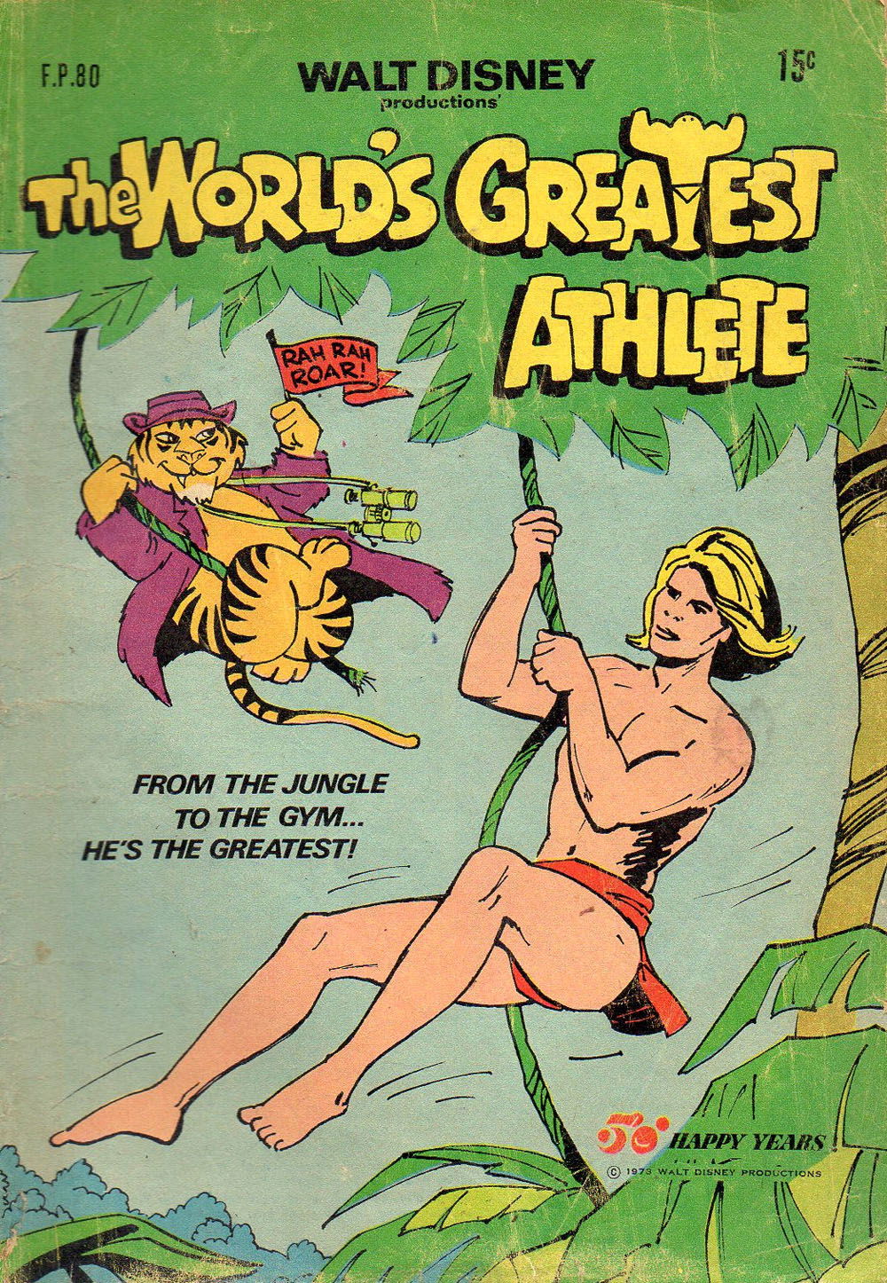 Walt Disney's Film Preview [FP Series] (WG Publications, 1953 series) #F.P.80 — Walt Disney Productions' the World's Greatest Athlete (February 1974)