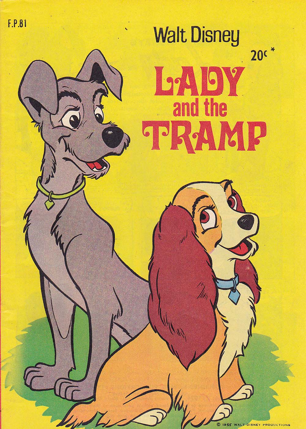 Walt Disney's Film Preview [FP Series] (WG Publications, 1953 series) #F.P.81 — Walt Disney Lady and the Tramp (August 1974)