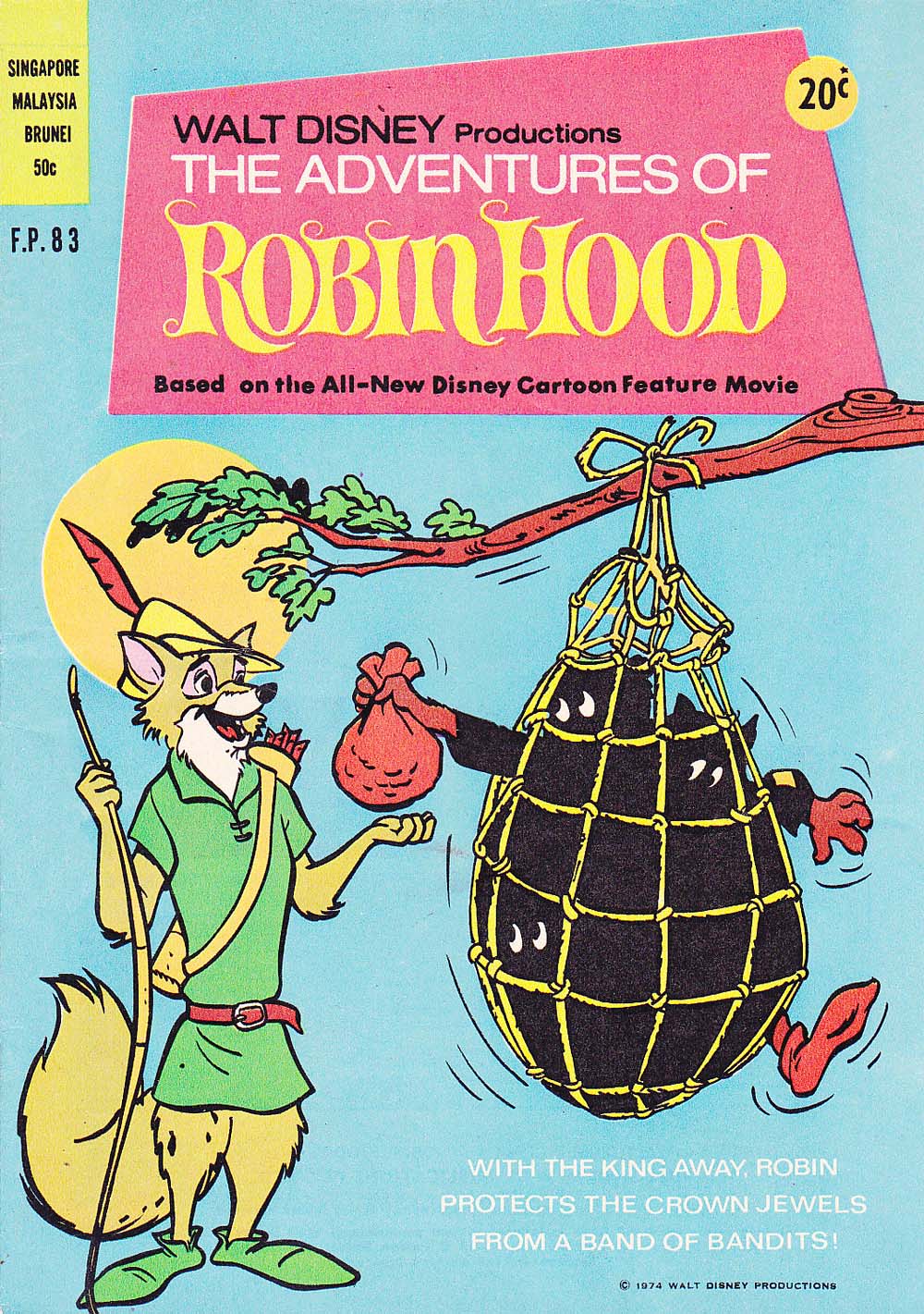 Walt Disney's Film Preview [FP Series] (Wogan, 1974 series) #F.P.83 — Walt Disney Productions The Adventures of Robin Hood (1974)