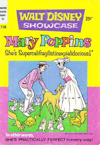 Walt Disney's Film Preview [FP Series] (Wogan, 1974 series) #86 ([1974]) —Walt Disney Showcase Mary Poppins