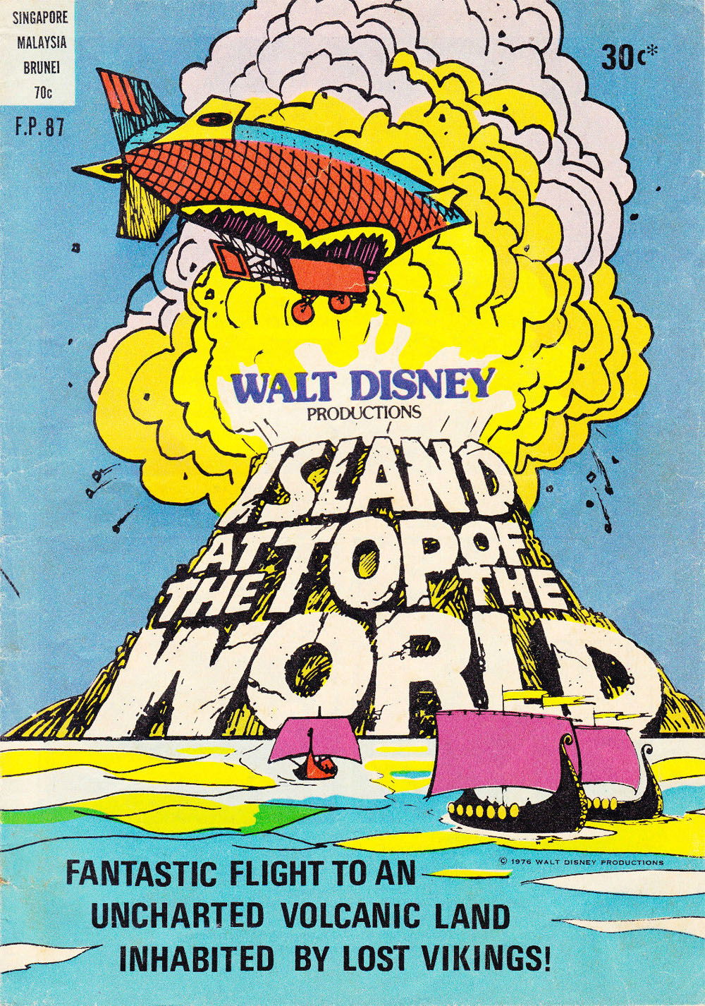 Walt Disney's Film Preview [FP Series] (Wogan, 1974 series) #F.P.87 — Walt Disney Productions Island at the Top of the World ([1976])