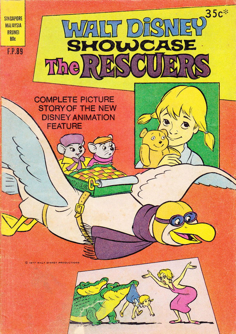 Walt Disney's Film Preview [FP Series] (Wogan, 1974 series) #F.P.89 — Walt Disney Showcase The Rescuers (1977)