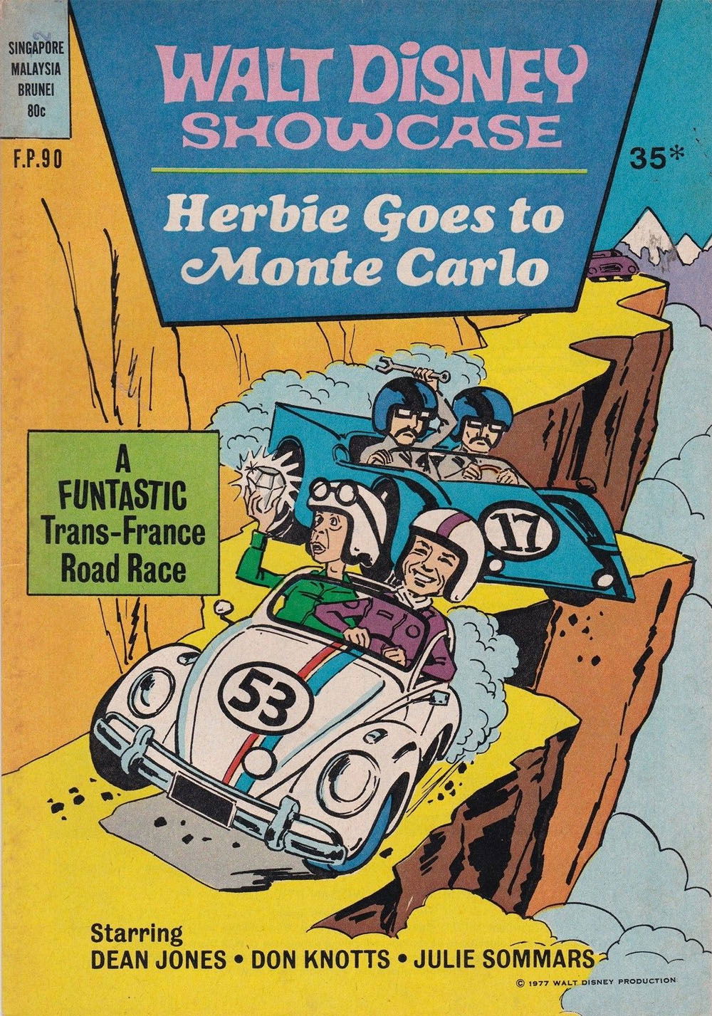 Walt Disney's Film Preview [FP Series] (Wogan, 1974 series) #F.P. 90 — Walt Disney Showcase Herbie Goes to Monte Carlo (1977)