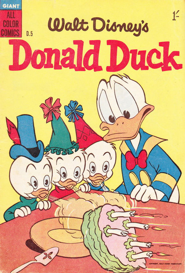 Walt Disney's Donald Duck [D Series] (WG Publications, 1956 series) #5 ([April 1957?])