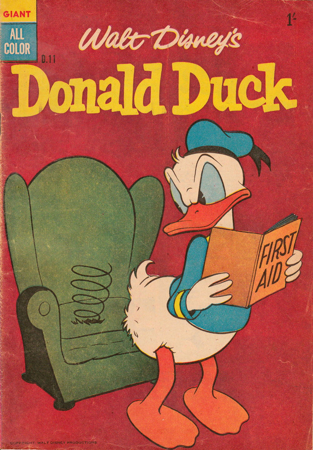 Walt Disney's Donald Duck [D Series] (WG Publications, 1956 series) #D.11 (October 1957)