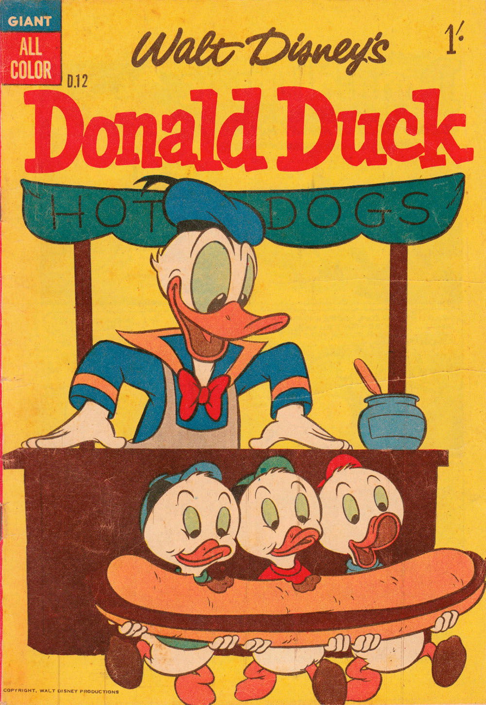 Walt Disney's Donald Duck [D Series] (WG Publications, 1956 series) #D12 (November 1957)