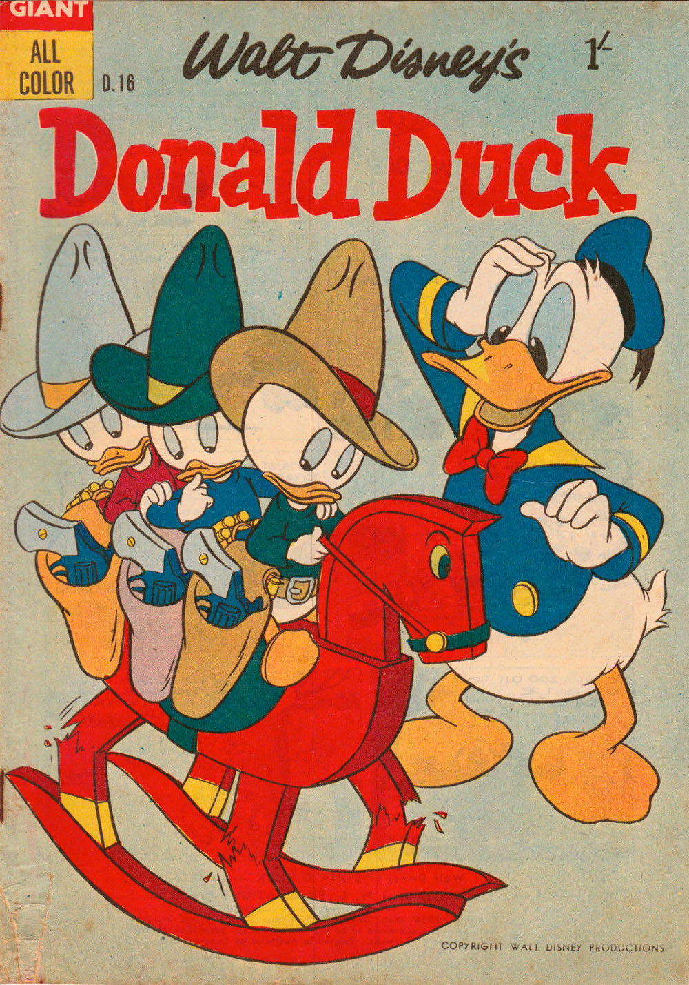 Walt Disney's Donald Duck [D Series] (WG Publications, 1956 series) #D.16 (March 1958)