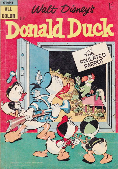 Walt Disney's Donald Duck [D Series]  #D.21 (August 1958)