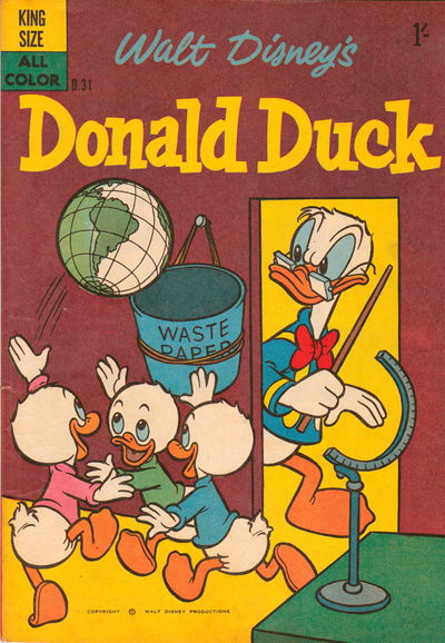 Walt Disney's Donald Duck [D Series] (WG Publications, 1956 series) #D.31