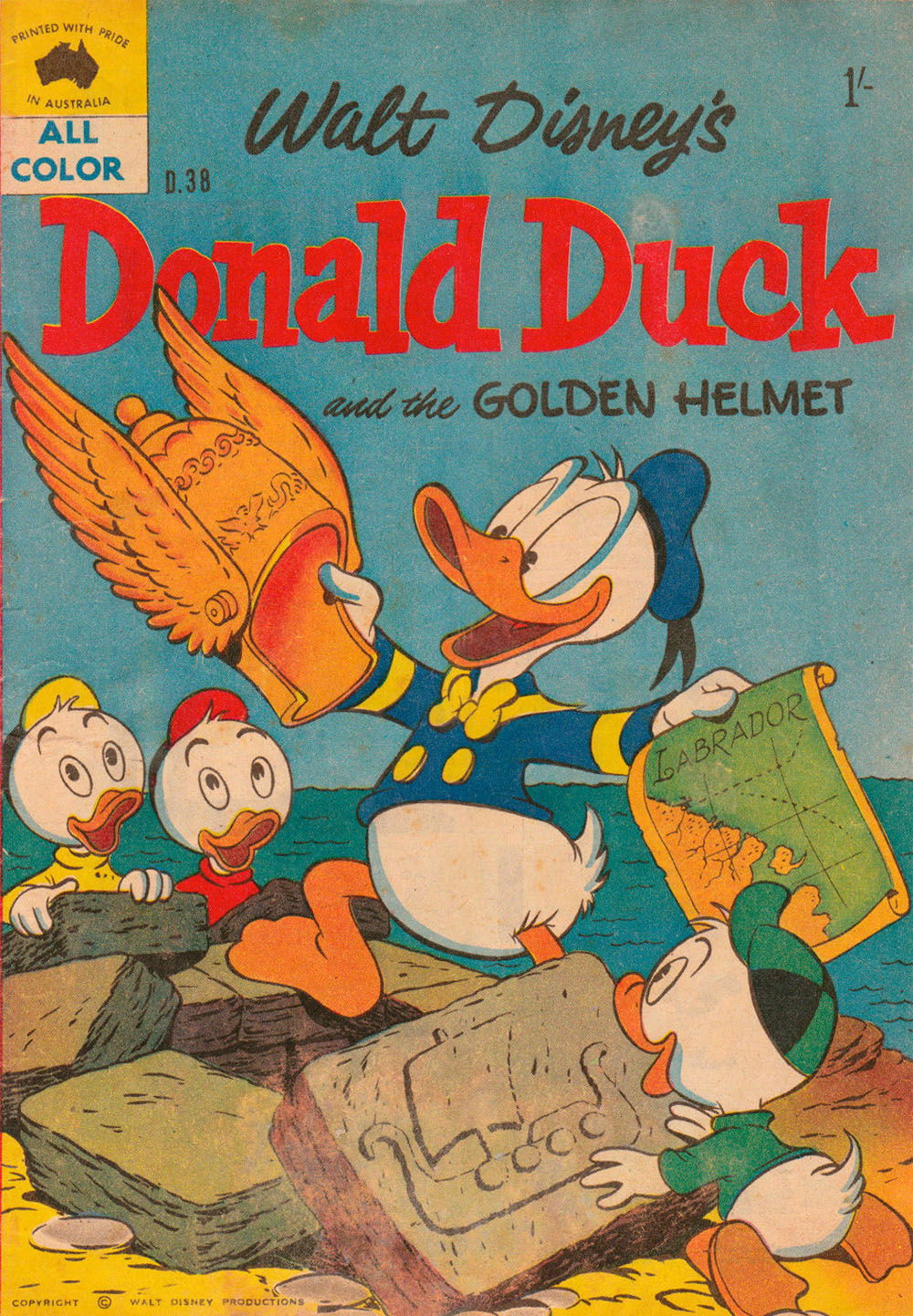 Walt Disney's Donald Duck [D Series] (WG Publications, 1956 series) #D.38 (January 1960)