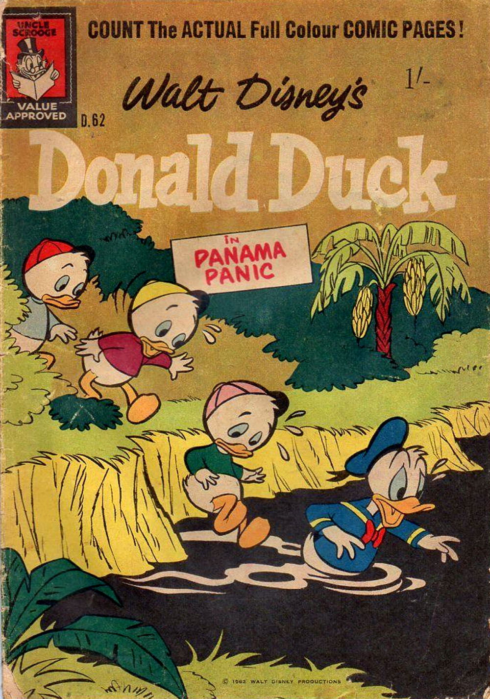Walt Disney's Donald Duck [D Series] (WG Publications, 1956 series) #D.62 (January 1962)