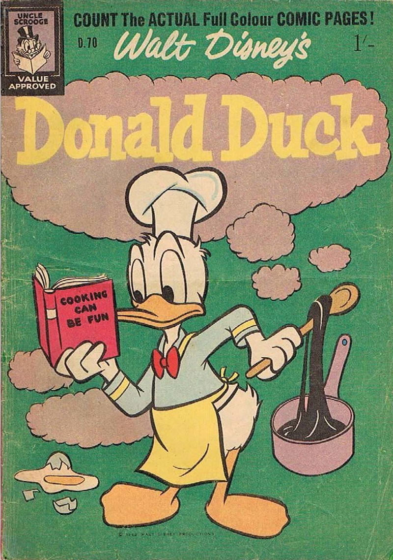 Walt Disney's Donald Duck [D Series] (WG Publications, 1956 series) #D.70 (September 1962)