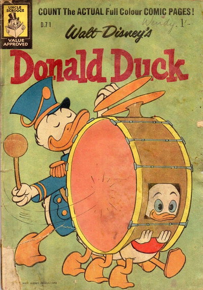 Walt Disney's Donald Duck [D Series]  #D.71 (October 1962)