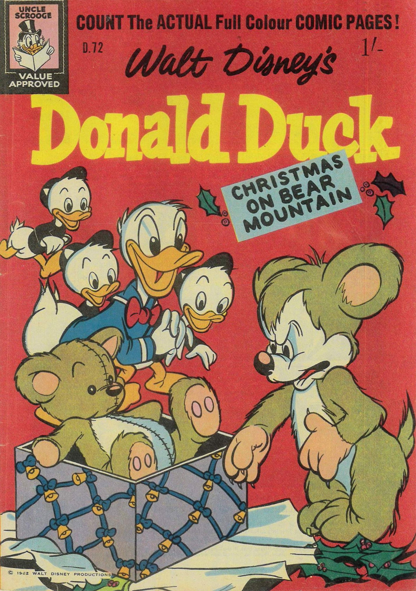 Walt Disney's Donald Duck [D Series] (WG Publications, 1956 series) #D.72 (November 1962)