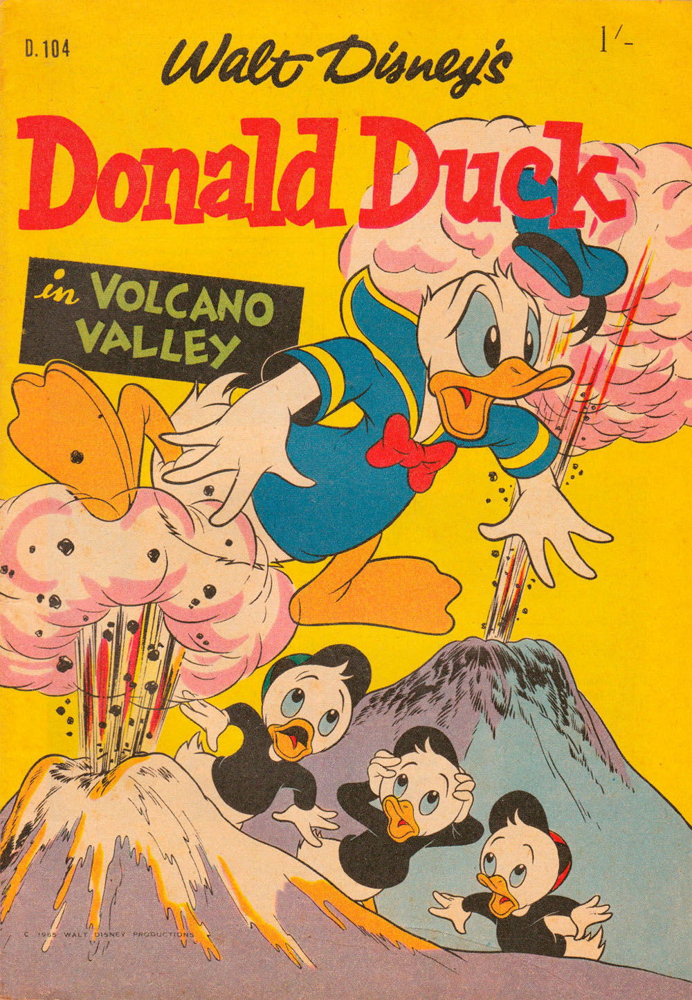 Walt Disney's Donald Duck [D Series] (WG Publications, 1956 series) #D.104 (July 1965)