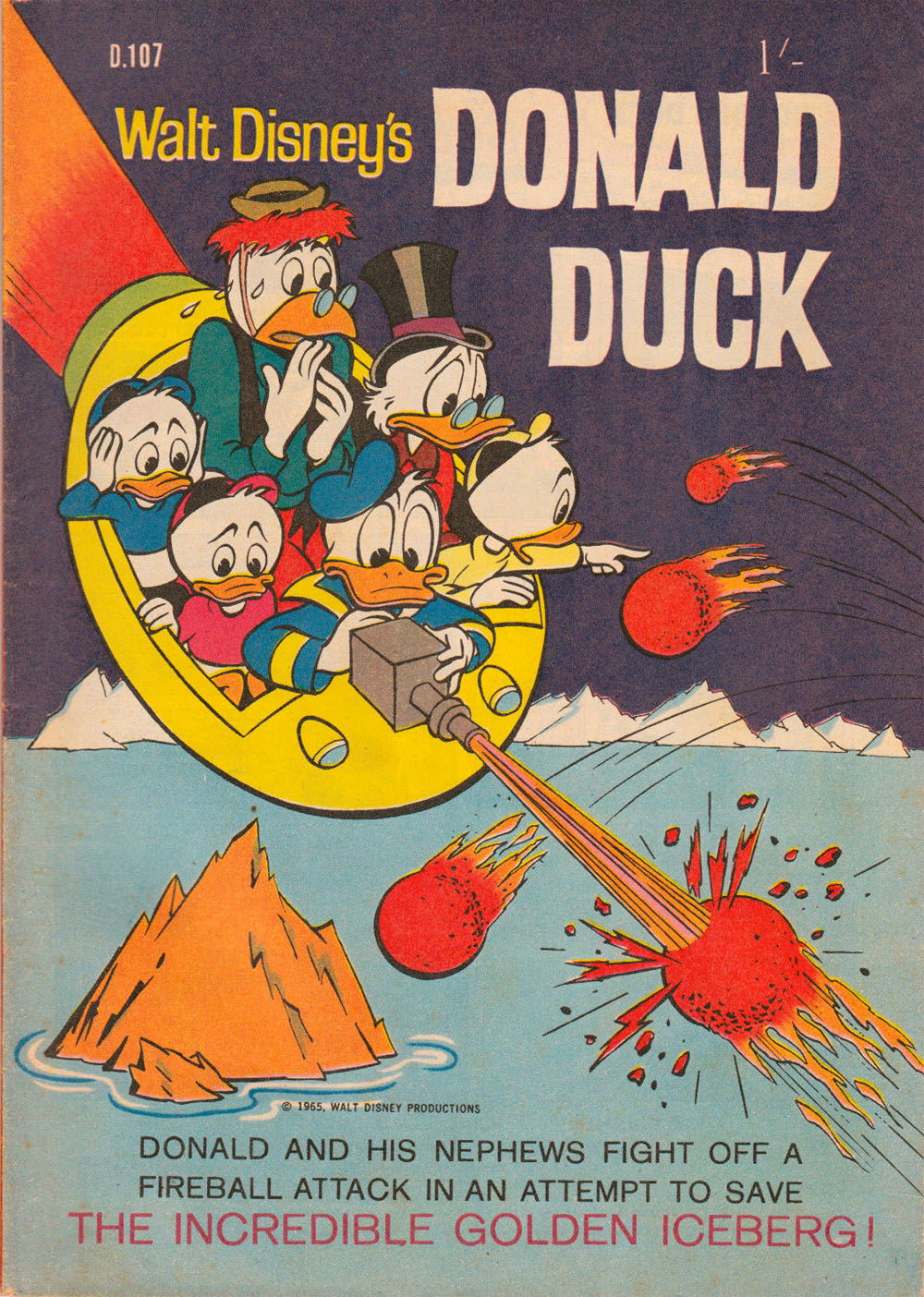 Walt Disney's Donald Duck [D Series] (WG Publications, 1956 series) #D.107 (October 1965)