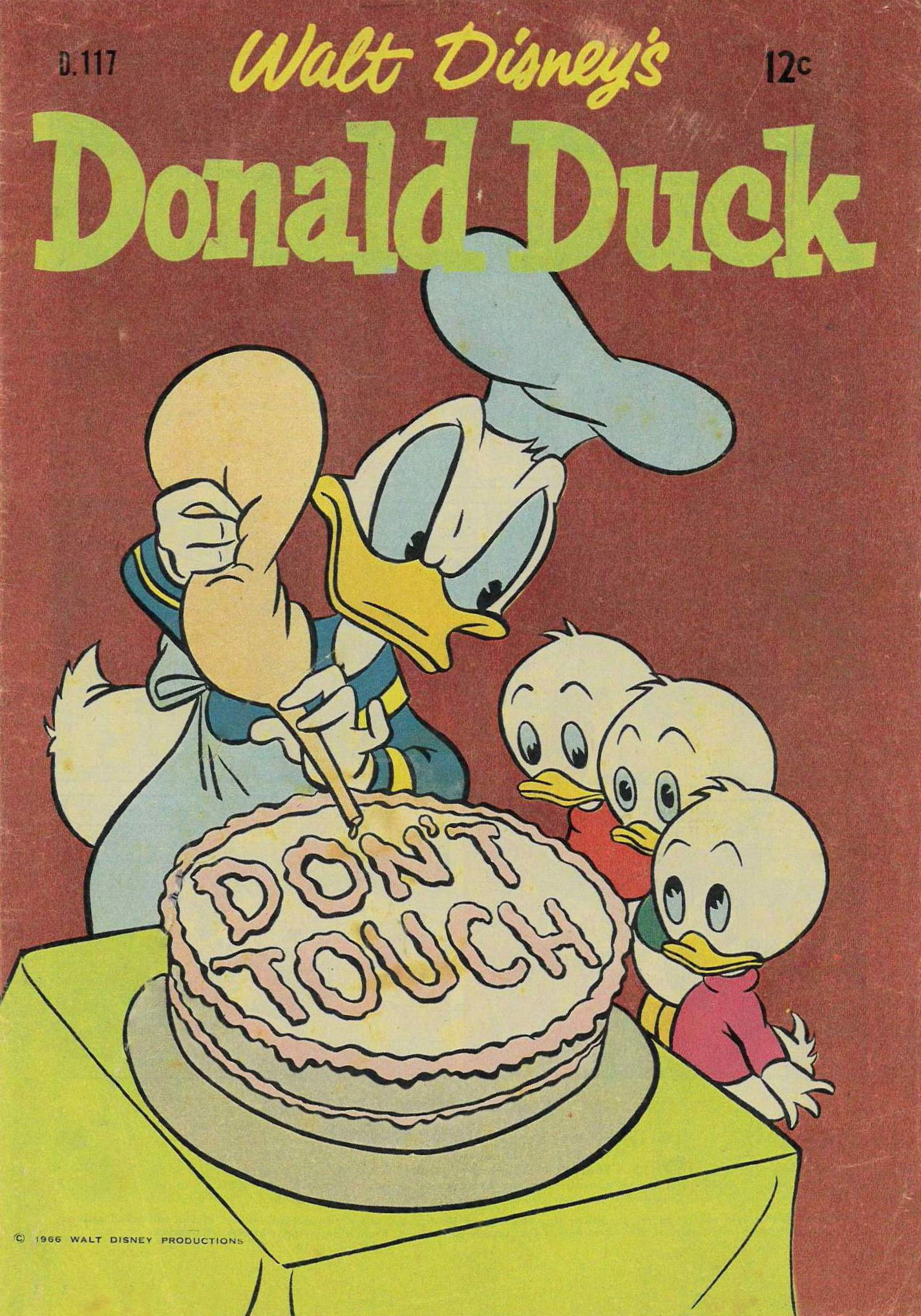 Walt Disney's Donald Duck [D Series] (WG Publications, 1956 series) #D.117 (August 1966)