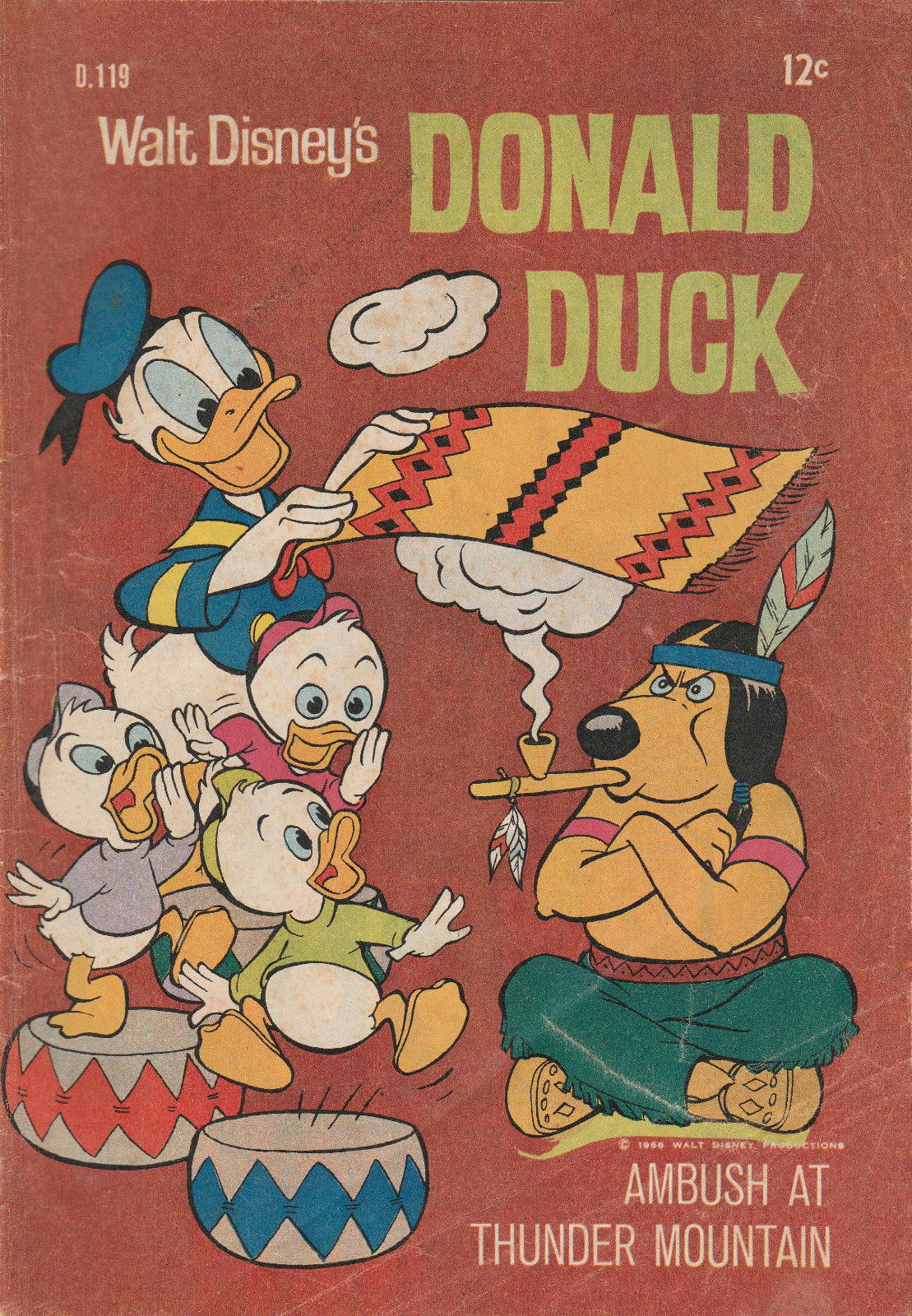 Walt Disney's Donald Duck [D Series] (WG Publications, 1956 series) #D.119 (October 1966)