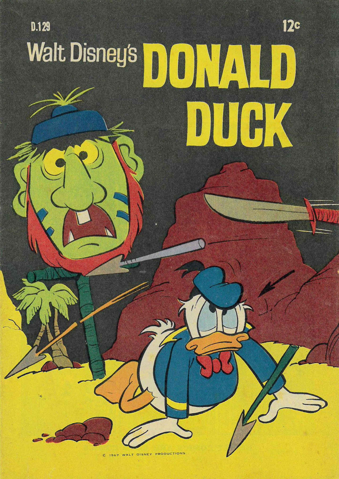 Walt Disney's Donald Duck [D Series] (WG Publications, 1956 series) #D.129 (August 1967)