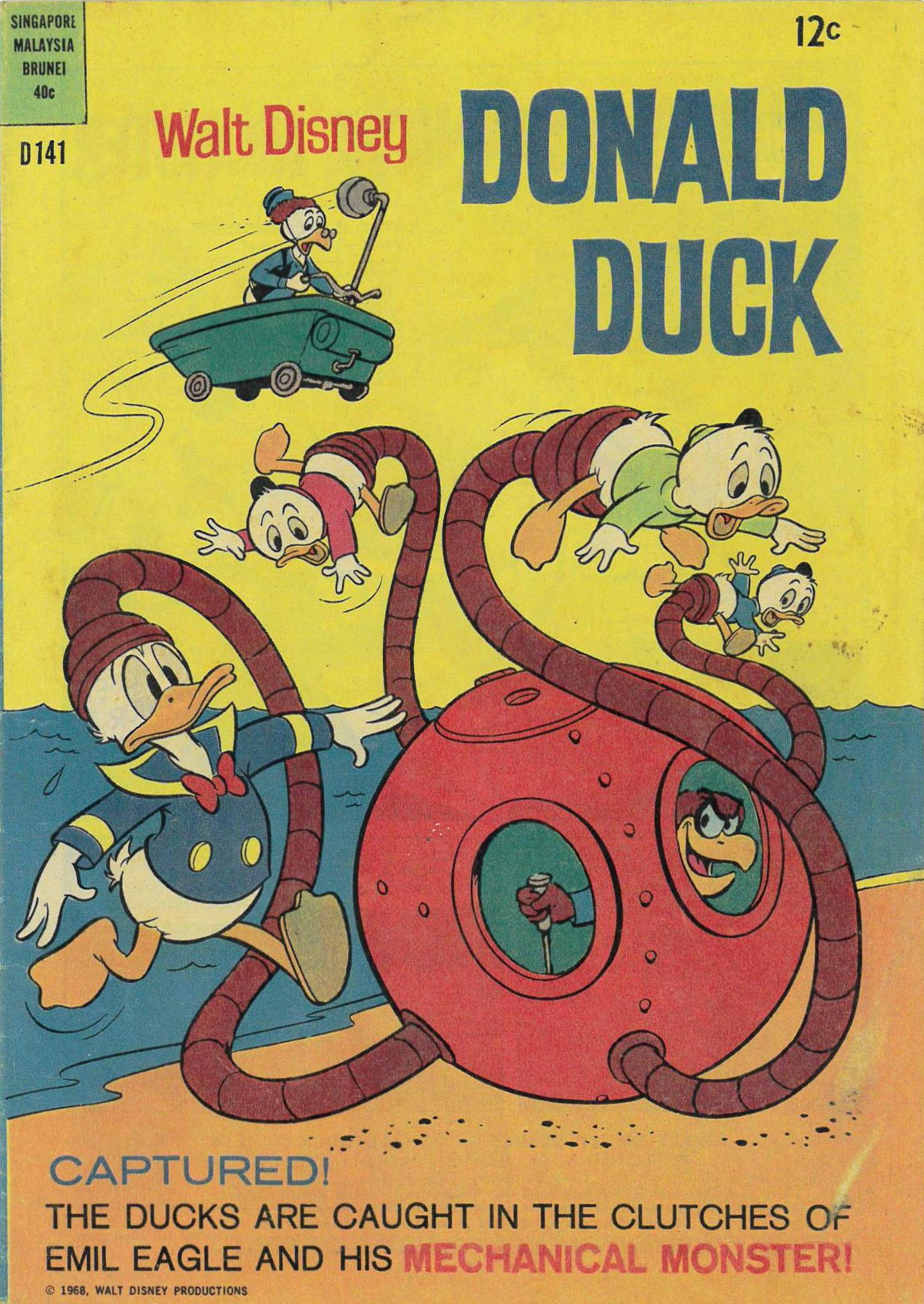 Walt Disney's Donald Duck [D Series] (WG Publications, 1956 series) #D141 ([August 1968?])
