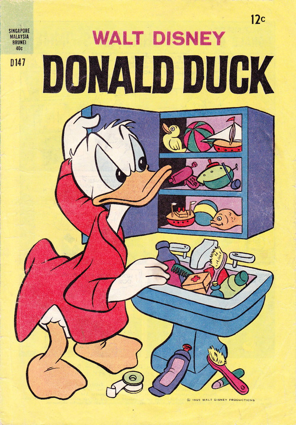 Walt Disney's Donald Duck [D Series] (WG Publications, 1956 series) #147 (February 1969)