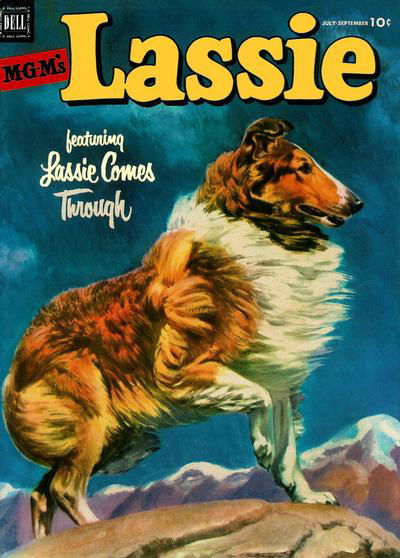 M-G-M's Lassie (Dell, 1950 series) #8 July-September 1952