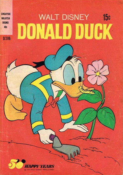 Walt Disney's Donald Duck [D Series]  #D206 ([January 1974?])