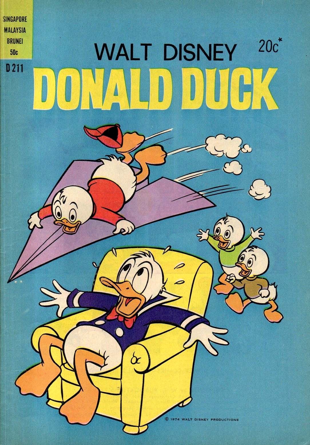 Walt Disney's Donald Duck [D Series] (WG Publications, 1956 series) #D211 ([June 1974?])