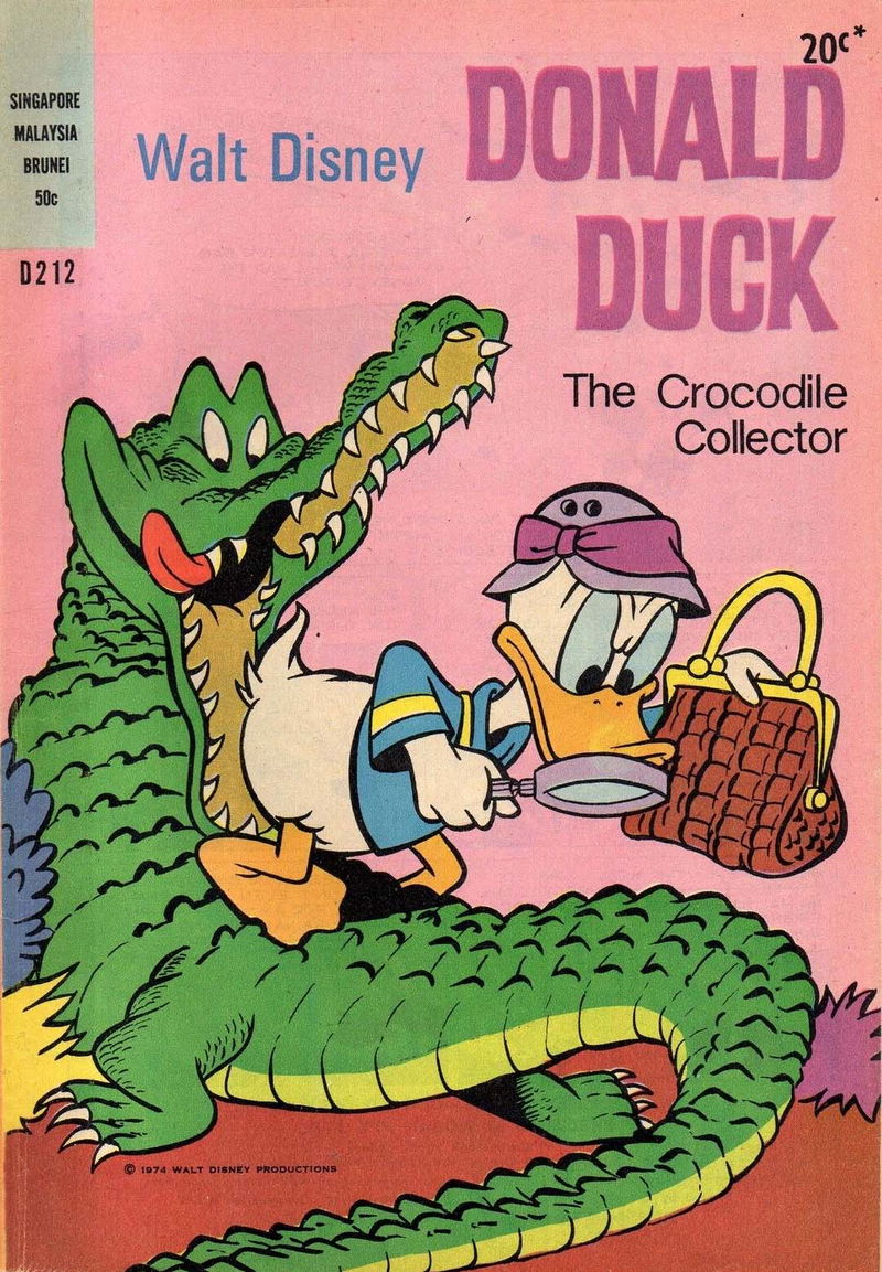 Walt Disney Donald Duck [D Series] (Wogan, 1974 series) #D212 ([1974?])