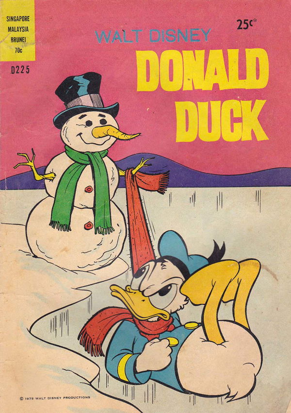 Walt Disney Donald Duck [D Series] (Wogan, 1974 series) #D225 (1975)