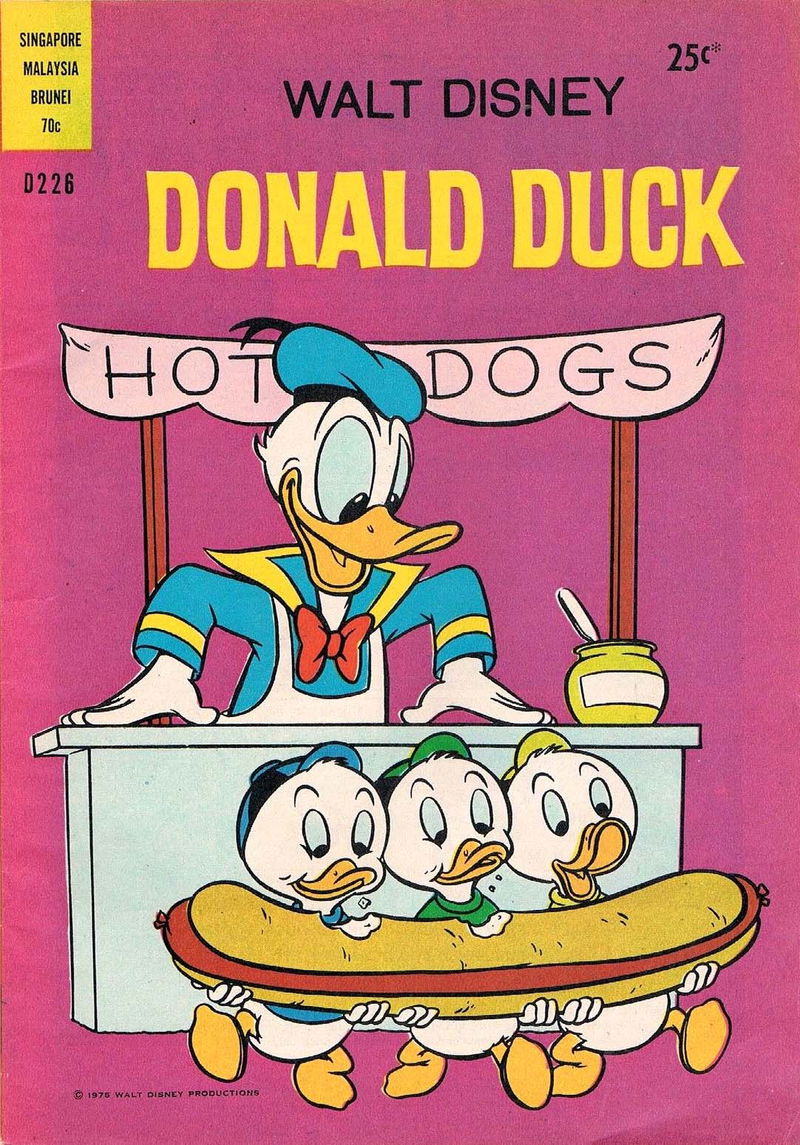 Walt Disney Donald Duck [D Series] (Wogan, 1974 series) #D226 ([1975])