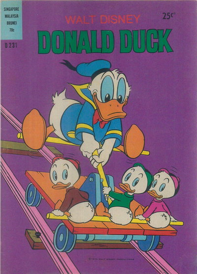 Walt Disney Donald Duck [D Series]  #D231 ([1976?])
