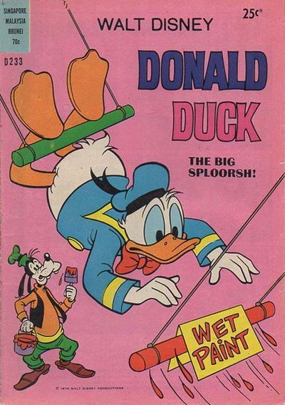 Walt Disney Donald Duck [D Series] (Wogan, 1974 series) #D233 1976