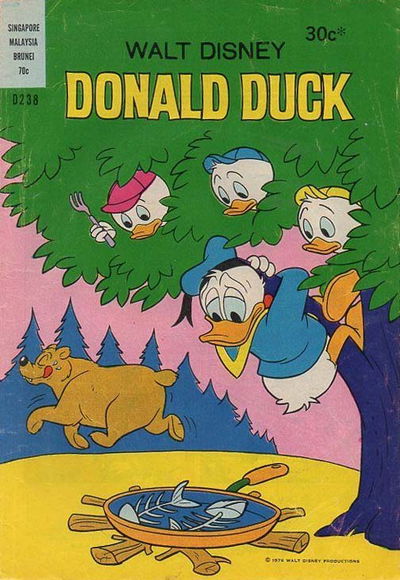 Walt Disney Donald Duck [D Series] (Wogan, 1974 series) #D238 1976