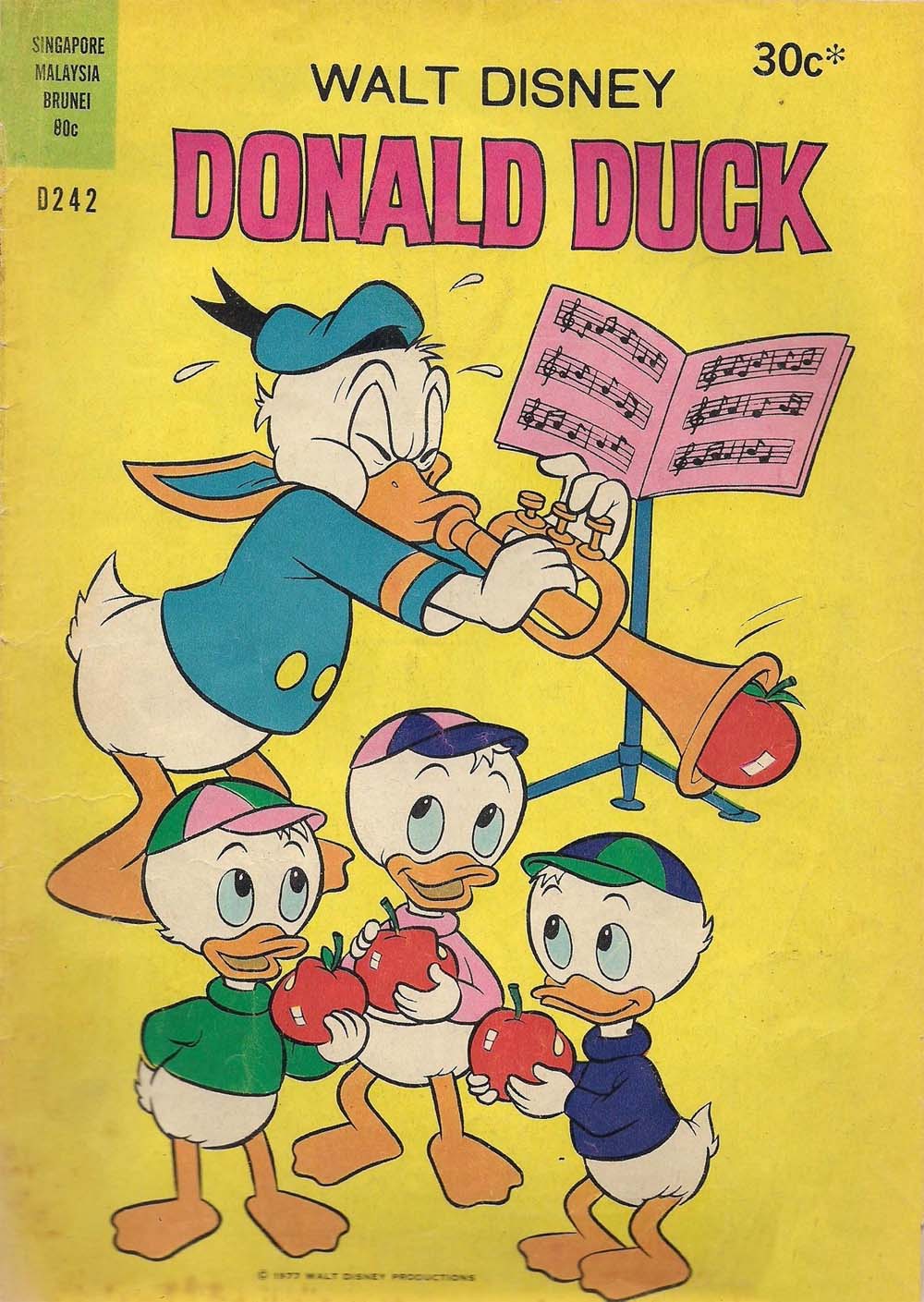 Walt Disney Donald Duck [D Series] (Wogan, 1974 series) #242 ([1977?])