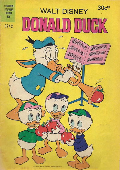 Walt Disney Donald Duck [D Series] (Wogan, 1974 series) #242 [1977?]