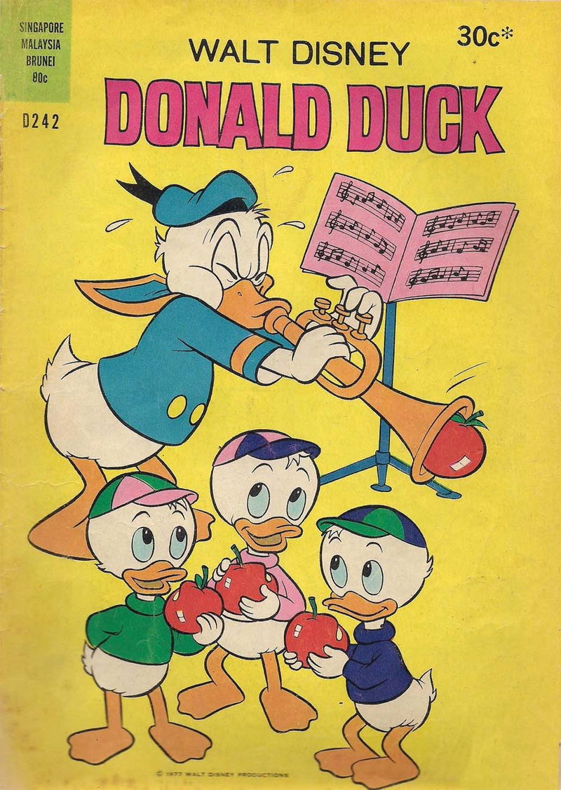 Walt Disney Donald Duck [D Series] (Wogan, 1974 series) #242 ([1977?])
