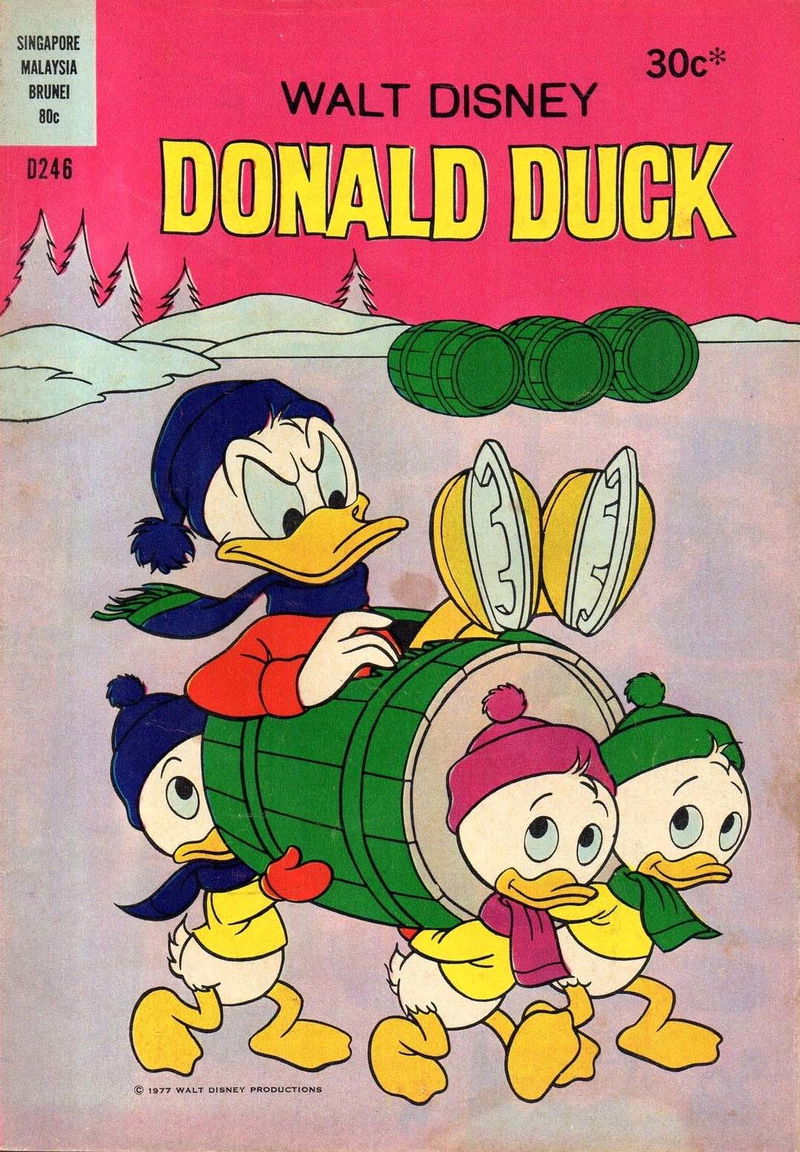 Walt Disney Donald Duck [D Series] (Wogan, 1974 series) #D246 (May 1977)