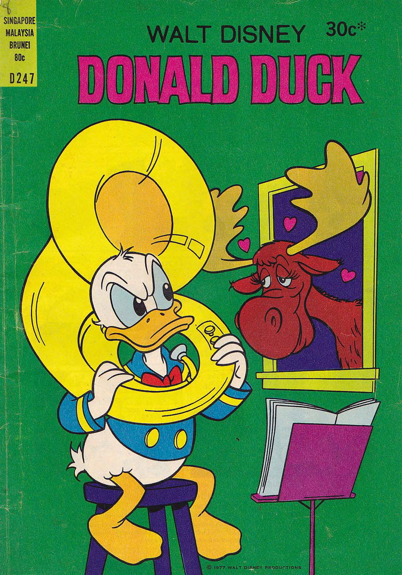 Walt Disney Donald Duck [D Series] (Wogan, 1974 series) #D247 (1977)
