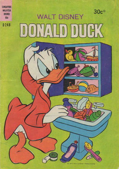 Walt Disney Donald Duck [D Series] (Wogan, 1974 series) #D248 (July 1977)