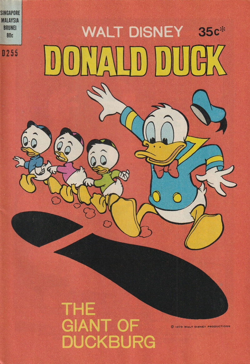 Walt Disney Donald Duck [D Series] (Wogan, 1974 series) #D255 ([1978])