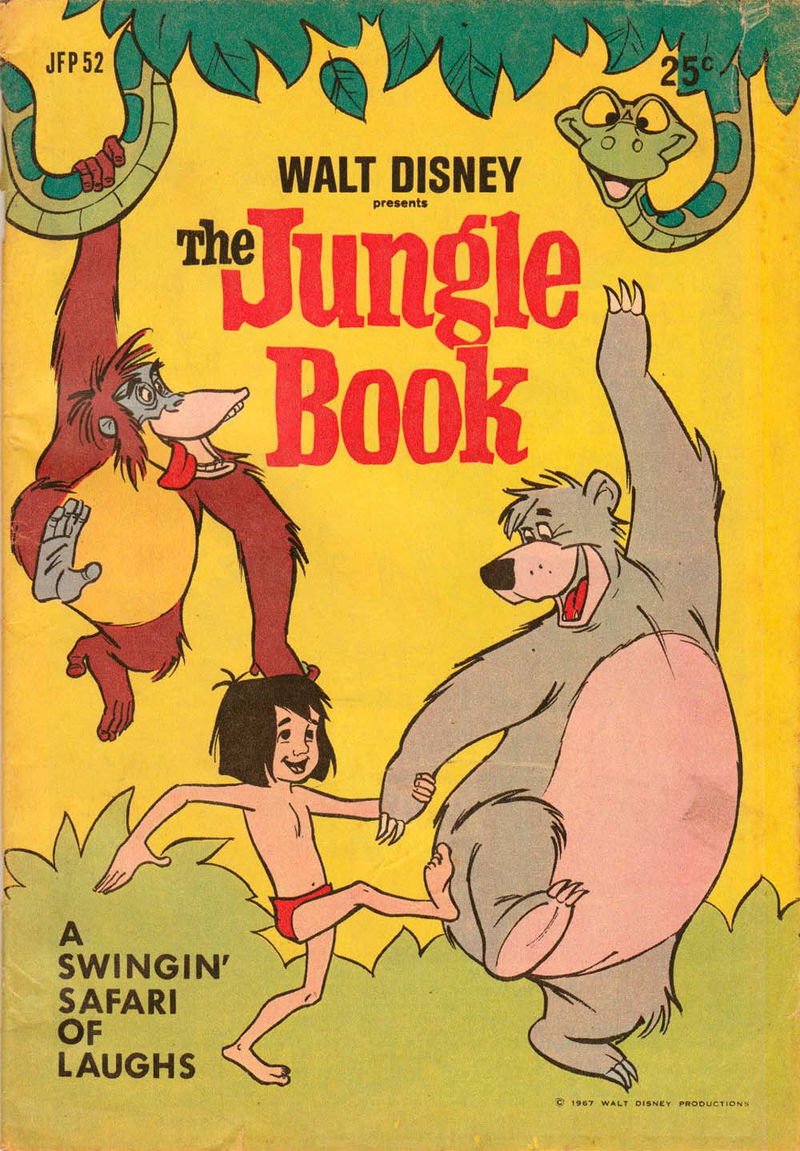 Walt Disney's Jumbo Comics [J Series] (WG Publications, 1955 series) #JFP 52 — Walth Disney Presents The Jungle Book (1968)